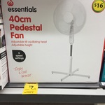 40cm Pedestal Fan $7 (Was $16) @ Woolworths Southern River WA (Others Possible)