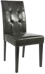 3x Bouclair Monaco Faux Leather Chair Black $77 & Others @ Spotlight