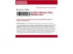 Get 3 For 2 On All Full Priced CD'S - At Borders!