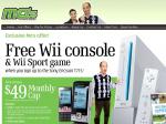 FREE Nintendo Wii + Wii Sport When You Sign up for $49cap Plan on 3 with Sony Ericsson T715
