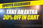 Sports Clearance 30% off in Cart @ CatchOfTheDay