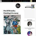 Win a Looking Forward Painting by David Bromley (Worth $21,000) from The Weekly Review [VIC]