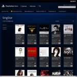PlayStation SingStar Sale $1.45 Songs, Some Free Songs
