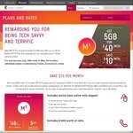 Telstra MX Plan $40/Month 5GB Data - 12 Month Contract