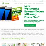 Woolworths Mobile Upgrade to 4G and up to $100 Woolworths Rewards Dollars on Samsung Phone Plan