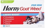 Horny Goat Weed for Him Tablets 50 Pack $25.89 (Save $14.80) @ Coles