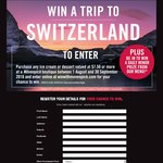 Win a Trip to Switzerland or 1 of 1,403 Minor Prizes [Spend a Minimum of $7.50 on a Mövenpick Dessert or Ice-Cream to Enter]