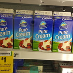 Dairy Farmers Pure Cream for $1 (Save $2.52) @ Woolworths Elizabeth Store (VIC ?)