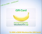 Win a $200 Woolworths Gift Card from Sam's Original Juices