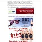$300 Someday Somewhere Sunglasses for $15 Delivered When You Buy a 6 Pack Jacobs Creek Le Petit Rose for $90 @ Wine Brands