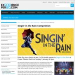 Win 1 of 4 Prizes of Two A Reserve tickets to Singin’ in the Rain Crown Theatre Perth on Sunday 1st January [WA only]