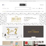 Kikki K, 20% off When You Spend $50 until Sunday (and 3 for 2 Gift Packs)