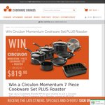 Win Circulon Momentum Cookware Set PLUS Roaster Worth $819.90 @Cookware Brands