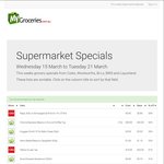 Woolworths/Coles/Bi-Lo/Liquorland/BWS Compare-a-Tron Weekly Specials 15 Mar - 21 Mar