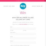 Win a $50 Willsmere Village Cellars Gift Card from Kew for You (VIC)