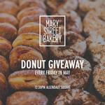 Free Donut Fridays in May (12:30 until sold out), Mary St Bakery, Allendale Square, Perth [WA]