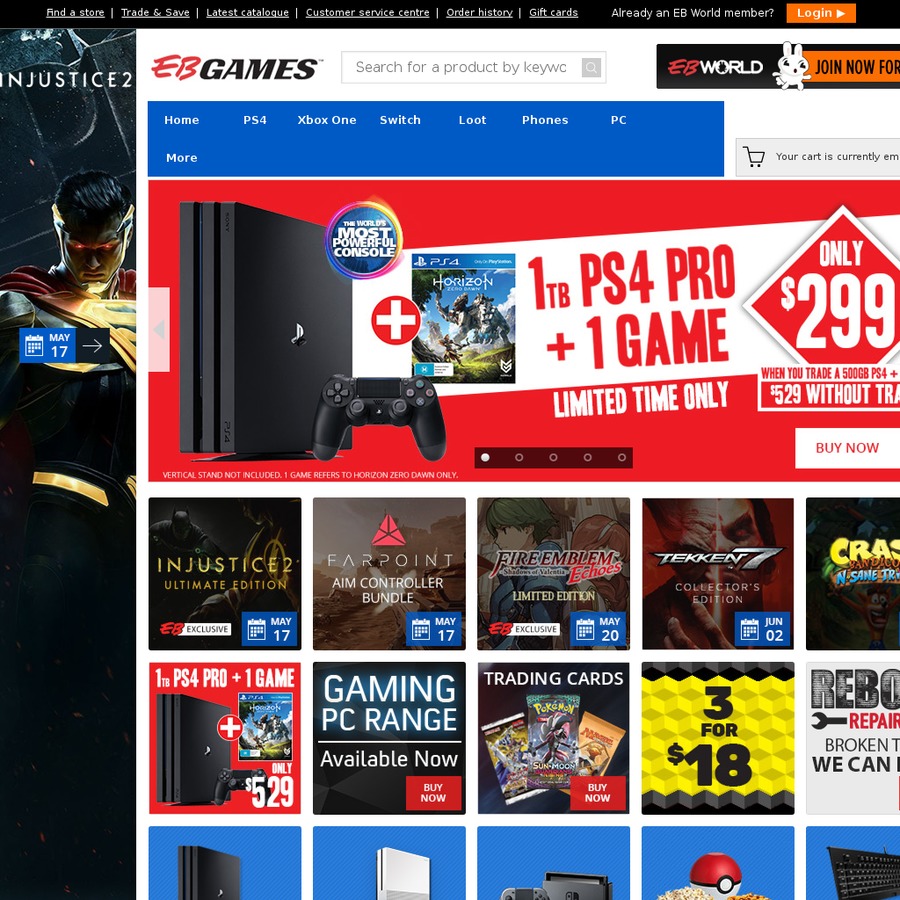 eb games ps4 price