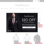 Van Heusen 4 Business Shirts for $100 (5 for $105 Delivered with Coupon for New Customers)