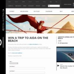 Win a Trip to 'Aida on the Beach' for 2 Worth $2,137 from Opera Australia
