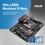 Win an ASUS Z370 ROG Maximus X Hero Motherboard worth $469 from Scan Computers