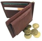 2 x Men's Leather Money Clip Wallets with Coin Pocket - $39.95 + $8.95 Shipping @ Real Leather