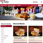 9 Pieces of Chicken + 2 Large Chips - $15 at KFC's in Food Courts