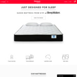 Free Shipping: SleepMaker Just Sleep Mattresses: Queen Mattress from $199, Queen Pocket Spring Mattress from $399