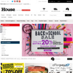 Extra 25% off at HOUSE.com.au. Almost Site Wide (Including Sale Items)