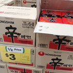 [VIC] Shin Ramyun Noodles $3/5pk @ Woolworths (Glen Waverley)
