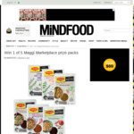 Win 1 of 5 Maggi Marketplace Prize Packs Worth $80.46 from MiNDFOOD