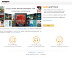 3 Months Of Kindle Unlimited For 1 99 Amazon Au Ozbargain