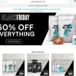 Black Friday Special - 50% off Everything @ MyProtein