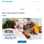 Win 1 of 2 Prizes of a Year's Supply of Health Food from SkoolBag