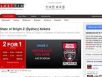 2 for 1 Tickets to State of Origin Game 2 NSW (ANZ Stadium)