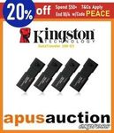 Kingston DataTraveler USB 3.0 Flash Drive 256GB $49.96, 64GB 3 for $40 + Delivery (Free eBay Plus) @ Apus eBay