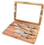 Furi Pro 4 Piece Acacia Japanese Stainless Steel Knife Gift Set - $88 Shipped @ Value Village eBay