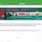 Win 1 of 500 $100 EFTPOS Gift Cards from Nicorette
