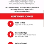 4 Months of YouTube Premium Free for Samsung S10 and tab S5e devices