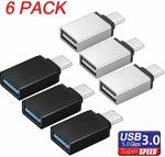 6 Pack TERSELY USB-C to USB 3.0 Adapters for Switch $6.39 + Delivery (Free with Prime/ $49 Spend) @ Statco Amazon AU