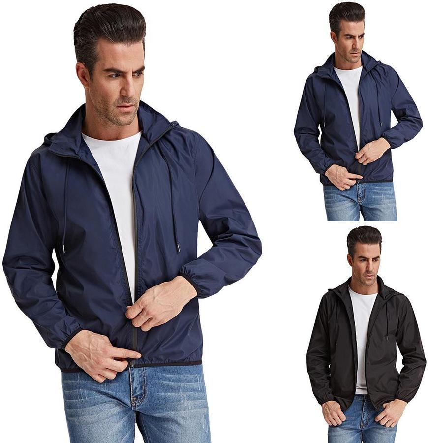 PAUL JONES Mens Hooded Cardigan Sweater Full Zip Sweatshirt