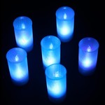 Have a Romantic night! 6xVoice Control Multi Color LED Candle, AU$ 6.53+Free Shipping - TinyDeal