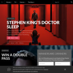Win 1 of 20 Double Passes to Stephen King's Doctor Sleep Worth $44 from Roadshow