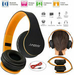Noise Cancelling Headset Wireless Bluetooth Stereo Headphones FM Radio+ Micphone for $12.59