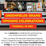 [WA] Free 2 Piece Crunchified Chicken @ Chicken Treat Greenfields
