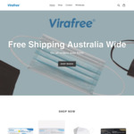 20% off Virafree Facemasks - $31.96 for a Box of 50 + Shipping @ Virafree
