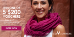Win 1 of 5 $200 Gift Cards from Everyday Cashmere