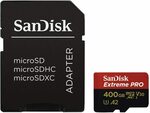 [Prime] SanDisk Extreme Pro MicroSDXC 400GB, V30, U3, C10, A2, UHS-I, 170MB/s R, 90MB/s $89 Delivered @ Amazon AU