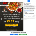 [VIC] First Meal Free (Normally $5.50) + $1.65 Delivery /Free C&C @ RiceNGrills