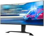 QSM Q34CHB-WQHD 34" 100Hz LCD E-LED Curved Gaming Monitor $399 + Delivery ($0 with mVIP/ Pickup) @ Mwave