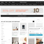 THE ICONIC 10th Birthday Sale: 30-40% off on Selected Products